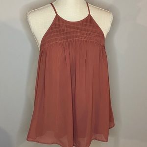 Joie Marsala Mauve Silk Top